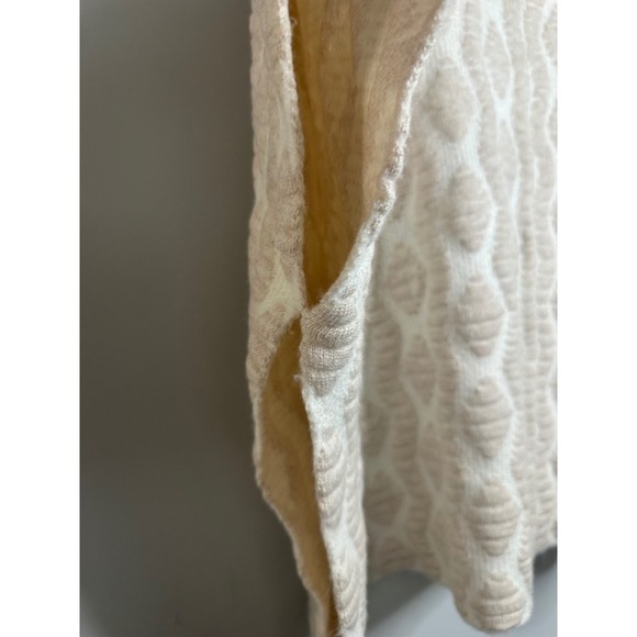 World Market Cream Knit Poncho Cowl Neck‎ Textured One Size Cozy Layering - Picture 4 of 7